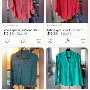 5 Satin Express Portofino Shirt